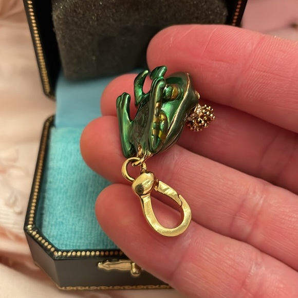 Vintage Juicy Couture frog charm retired YJRU0432 tagged box - Picture 11 of 17